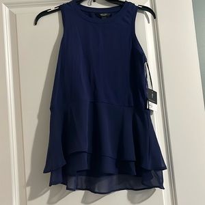 NWT Simply Vera Fashion Tank Navy Size Small